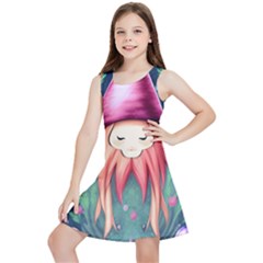 Toadstool Necromancy Mojo Kids  Lightweight Sleeveless Dress by GardenOfOphir