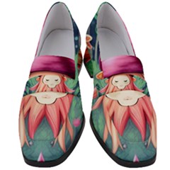 Toadstool Necromancy Mojo Women s Chunky Heel Loafers by GardenOfOphir