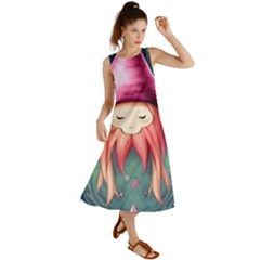 Toadstool Necromancy Mojo Summer Maxi Dress by GardenOfOphir