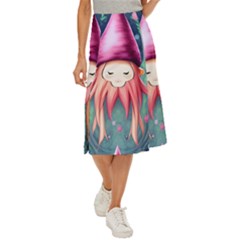 Toadstool Necromancy Mojo Midi Panel Skirt by GardenOfOphir