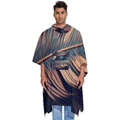 Ai Generated Leaves Foliage Plants Men s Hooded Rain Ponchos by Ravend