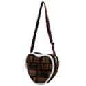 Books Bookshelf Bookcase Library Heart Shoulder Bag View1