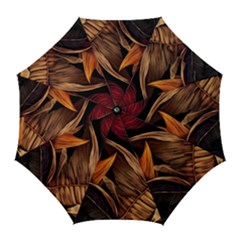 Ai Generated Leaves Tropical Palm Golf Umbrellas by Ravend