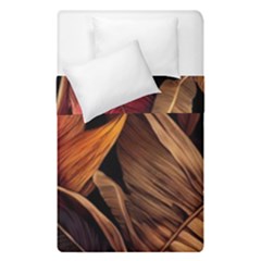 Ai Generated Leaves Tropical Palm Duvet Cover Double Side (single Size) by Ravend