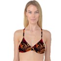 Ai Generated Leaves Tropical Palm Reversible Tri Bikini Top View1