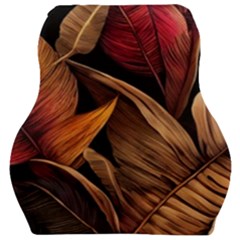 Ai Generated Leaves Tropical Palm Car Seat Velour Cushion  by Ravend