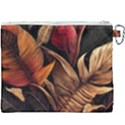 Ai Generated Leaves Tropical Palm Canvas Cosmetic Bag (XXXL) View2