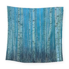 Forest Birch Nature Autumn Masuria Square Tapestry (large) by Ravend