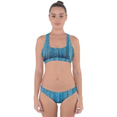 Forest Birch Nature Autumn Masuria Cross Back Hipster Bikini Set by Ravend