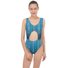 Forest Birch Nature Autumn Masuria Center Cut Out Swimsuit by Ravend