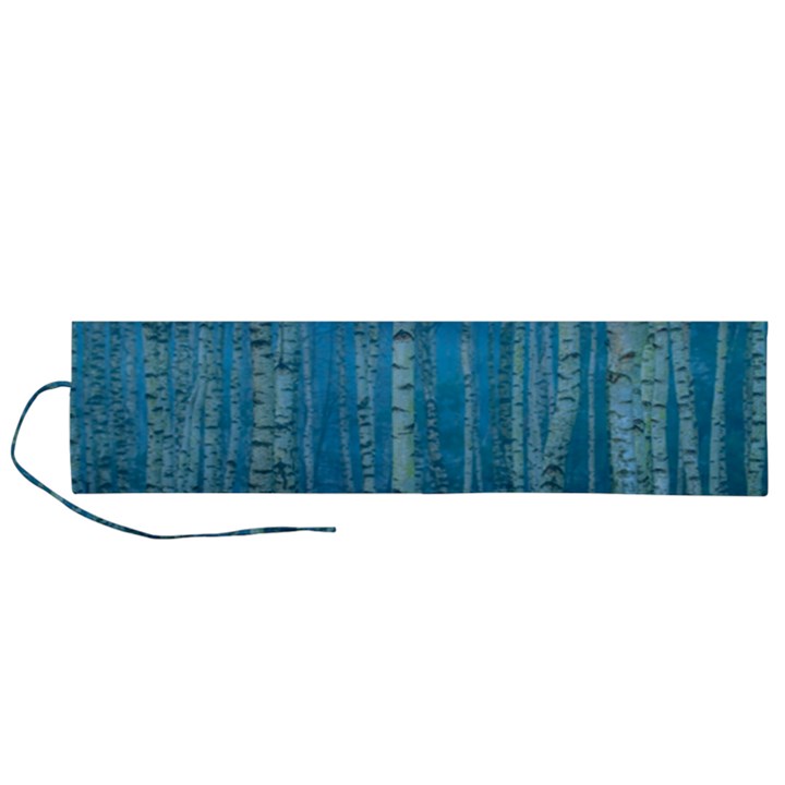 Forest Birch Nature Autumn Masuria Roll Up Canvas Pencil Holder (L)