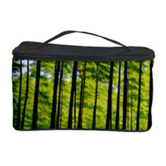 Green Forest Jungle Trees Nature Sunny Cosmetic Storage by Ravend