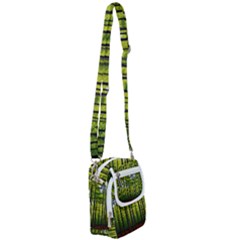 Green Forest Jungle Trees Nature Sunny Shoulder Strap Belt Bag by Ravend