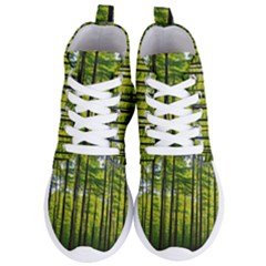 Green Forest Jungle Trees Nature Sunny Women s Lightweight High Top Sneakers by Ravend