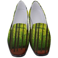 Green Forest Jungle Trees Nature Sunny Women s Classic Loafer Heels by Ravend