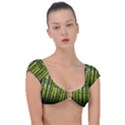 Green Forest Jungle Trees Nature Sunny Cap Sleeve Ring Bikini Top View1