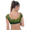 Green Forest Jungle Trees Nature Sunny Cap Sleeve Ring Bikini Top View2