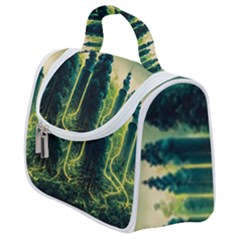 Ai Generated Soil Forest Crisis Nature Satchel Handbag by Ravend