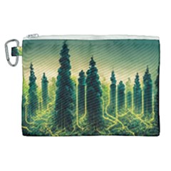 Ai Generated Soil Forest Crisis Nature Canvas Cosmetic Bag (xl) by Ravend