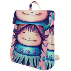 Shroom Magic Conjure Charm Flap Top Backpack by GardenOfOphir