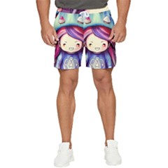 Liberty Cap Sacred Mushroom Charm Men s Runner Shorts by GardenOfOphir