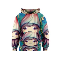 Enchantment Mushrooms Kids  Pullover Hoodie