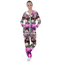 Sacred Mushroom Wizard Glamour Women s Tracksuit by GardenOfOphir