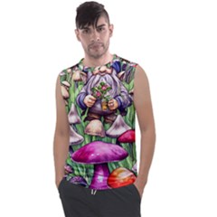 Sacred Mushroom Wizard Glamour Men s Regular Tank Top by GardenOfOphir