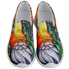 Magic Mushroom Charm Toadstool Glamour Men s Lightweight Slip Ons by GardenOfOphir