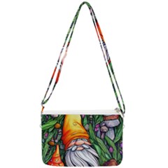 Magic Mushroom Charm Toadstool Glamour Double Gusset Crossbody Bag by GardenOfOphir