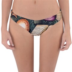 Conjure Mushroom Charm Spell Mojo Reversible Hipster Bikini Bottoms by GardenOfOphir