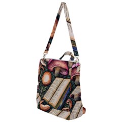 Conjure Mushroom Charm Spell Mojo Crossbody Backpack by GardenOfOphir