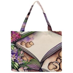 Enchantress Mushroom Charm Gill Wizard Mini Tote Bag by GardenOfOphir