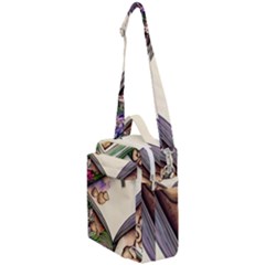 Enchantress Mushroom Charm Gill Wizard Crossbody Day Bag by GardenOfOphir