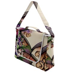 Enchantress Mushroom Charm Gill Wizard Box Up Messenger Bag by GardenOfOphir