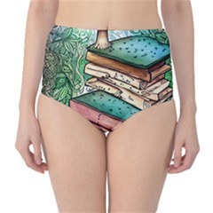 Sacred Mushroom Spell Charm Classic High-waist Bikini Bottoms by GardenOfOphir