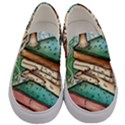 Sacred Mushroom Spell Charm Men s Canvas Slip Ons View1