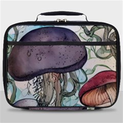 Shroom Magic Mushroom Charm Full Print Lunch Bag by GardenOfOphir