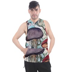 Shroom Magic Mushroom Charm Men s Sleeveless Hoodie by GardenOfOphir