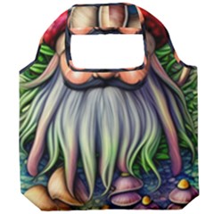 Mushroom Magic Charm Foldable Grocery Recycle Bag by GardenOfOphir