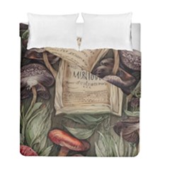 Magic Mushroom Conjure Charm Duvet Cover Double Side (full/ Double Size) by GardenOfOphir