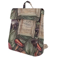 Magic Mushroom Conjure Charm Flap Top Backpack by GardenOfOphir