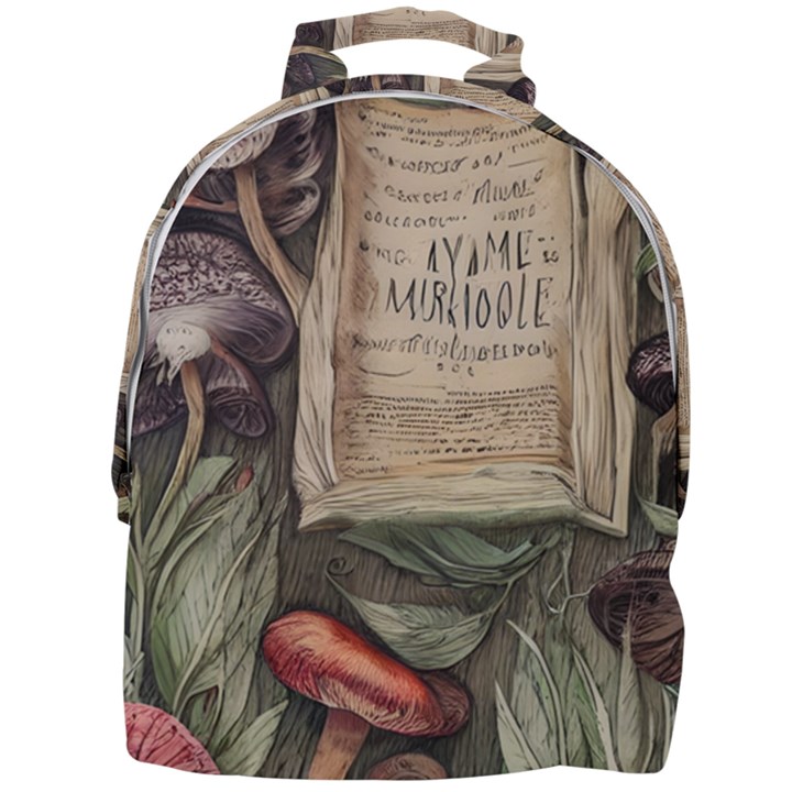 Magic Mushroom Conjure Charm Mini Full Print Backpack