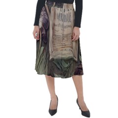 Magic Mushroom Conjure Charm Classic Velour Midi Skirt  by GardenOfOphir