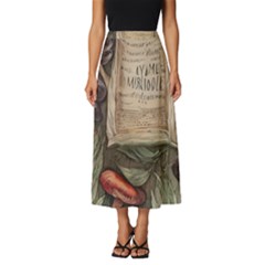 Magic Mushroom Conjure Charm Classic Midi Chiffon Skirt