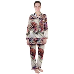 Toadstools And Charms For Necromancy And Conjuration Women s Long Sleeve Satin Pajamas Set	 by GardenOfOphir