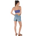 Blue Iris	 - 	Woven Tie Front Bralet View2