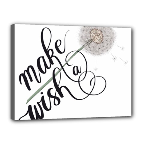 Make A Wish Canvas 16  X 12  (stretched)