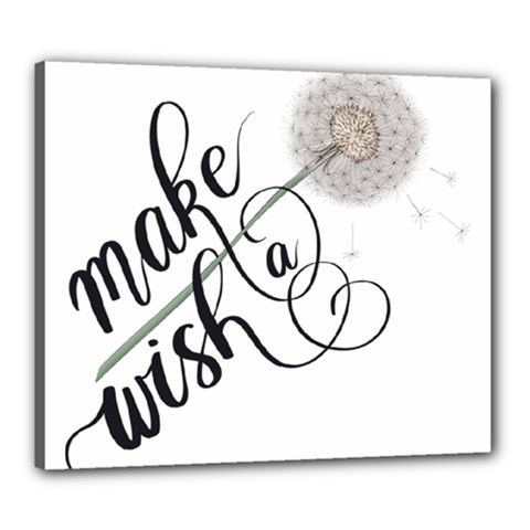 Make A Wish Canvas 24  X 20  (stretched)