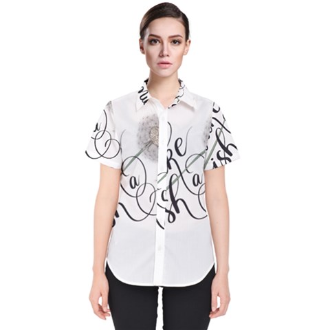 Make A Wish Women s Short Sleeve Shirt by digitalparadise